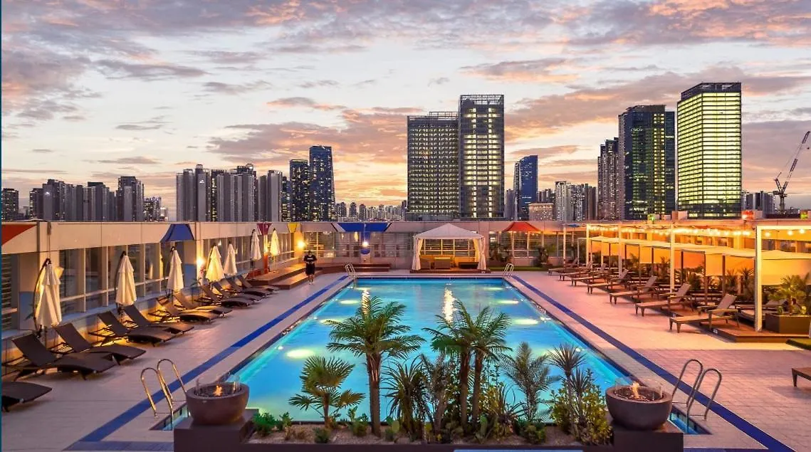 Songdo Sensory Stay # Couple Trip # View Restaurant # Free Parking # Hotel Bedding # Netflix 인천