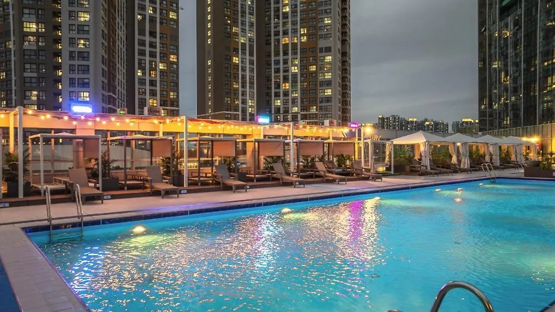 Songdo Sensory Stay # Couple Trip # View Restaurant # Free Parking # Hotel Bedding # Netflix Incheon